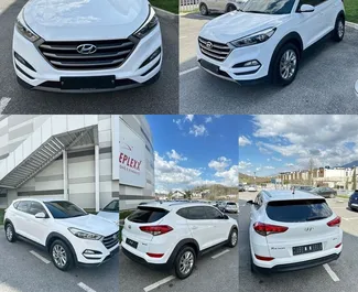 Diesel 1.7L engine of Hyundai Tucson 2016 for rental in Durres.