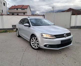 Front view of a rental Volkswagen Jetta in Tirana, Albania ✓ Car #9567. ✓ Automatic TM ✓ 0 reviews.