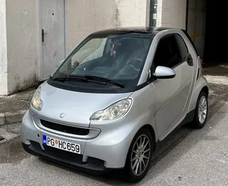 Rendiauto esivaade Smart Fortwo Budvas, Montenegro ✓ Auto #9846. ✓ Käigukast Automaatne TM ✓ Arvustused 0.