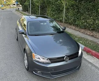 Front view of a rental Volkswagen Jetta in Tirana, Albania ✓ Car #9692. ✓ Automatic TM ✓ 0 reviews.