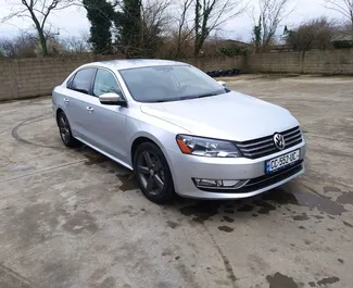 Volkswagen Passat 2013 car hire in Georgia, featuring ✓ Petrol fuel and 180 horsepower ➤ Starting from 115 GEL per day.