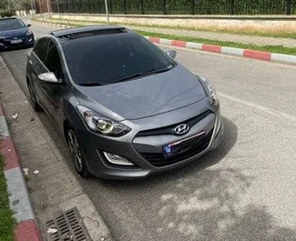 Hyundai i30 2013 car hire in Albania, featuring ✓ Diesel fuel and 110 horsepower ➤ Starting from 22 EUR per day.