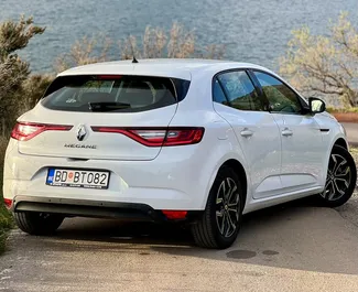 Renault Megane 2020 car hire in Montenegro, featuring ✓ Diesel fuel and 110 horsepower ➤ Starting from 53 EUR per day.