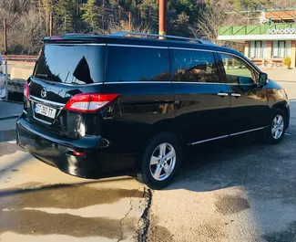 クタイシにて、グルジアにてでのNissan Quest #9627 自動カーレンタル、3.5Lエンジン搭載 ➤ イラクリから。