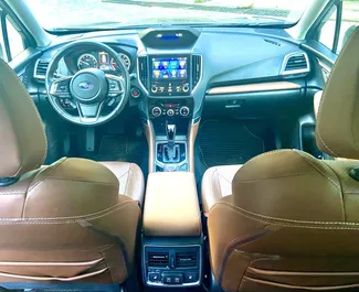 Interior of Subaru Forester Limited for hire in Georgia. A Great 5-seater car with a Automatic transmission.