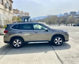 Subaru Forester Limited vuokraus. Mukavuus, SUV, Crossover auto vuokrattavana Georgiassa ✓ Ilman talletusta ✓ Vakuutusvaihtoehdot: TPL, FDW.