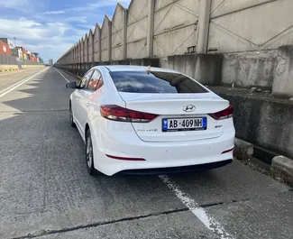 Hyundai Elantra 2018 car hire in Albania, featuring ✓ Diesel fuel and 136 horsepower ➤ Starting from 25 EUR per day.