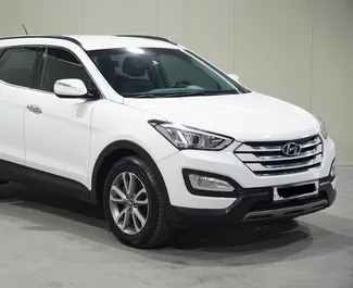 Diesel 2.0L engine of Hyundai Santa Fe 2016 for rental in Durres.