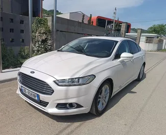 Front view of a rental Ford Mondeo in Tirana, Albania ✓ Car #9774. ✓ Automatic TM ✓ 0 reviews.
