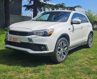 Front view of a rental Mitsubishi Outlander Sport in Tbilisi, Georgia ✓ Car #9807. ✓ Automatic TM ✓ 0 reviews.