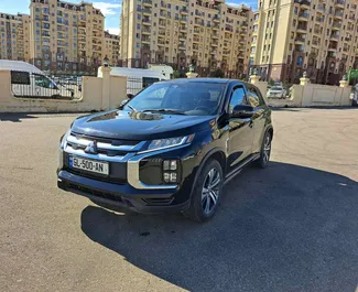 Front view of a rental Mitsubishi Outlander Sport in Tbilisi, Georgia ✓ Car #10129. ✓ Automatic TM ✓ 0 reviews.