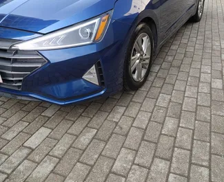 واجهة أمامية لسيارة إيجار Hyundai Elantra في في تبليسي, جورجيا ✓ رقم السيارة 9594. ✓ ناقل حركة أوتوماتيكي ✓ تقييمات 0.