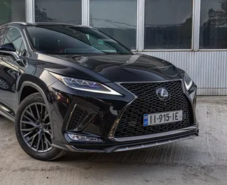 Sprednji pogled najetega avtomobila Lexus RX 350 v v Batumiju, Georgia ✓ Avtomobil #10282. ✓ Menjalnik Samodejno TM ✓ Mnenja 0.