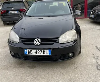 Araç Kiralama Volkswagen Golf 5 #10040 Otomatik Tiran havaalanında, 1,9L motor ile donatılmış ➤ Armand tarafından Arnavutluk'ta.