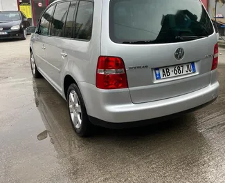 Car Hire Volkswagen Touran #10044 Automatic at Tirana airport, equipped with 2.0L engine ➤ From Armand in Albania.