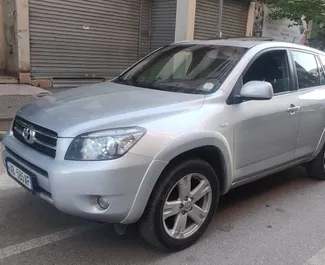 Front view of a rental Toyota Rav4 in Durres, Albania ✓ Car #10094. ✓ Manual TM ✓ 1 reviews.