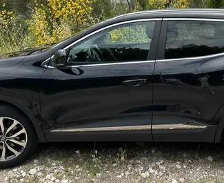 Renault Kadjar 2019 car hire in Montenegro, featuring ✓ Diesel fuel and 110 horsepower ➤ Starting from 45 EUR per day.