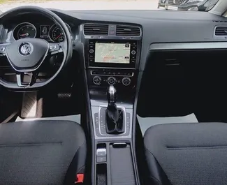 Volkswagen Golf 7 2019 car hire in Montenegro, featuring ✓ Diesel fuel and 130 horsepower ➤ Starting from 36 EUR per day.