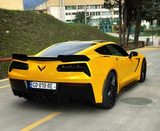 Benzinas 6,2L variklis Chevrolet Corvette 2015 nuomai Tbilisyje.