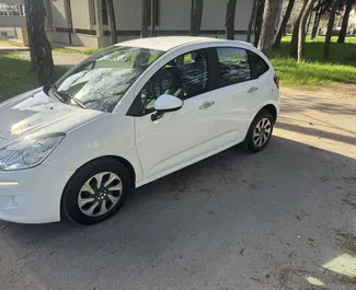 Citroen C3 2014 car hire in Montenegro, featuring ✓ Diesel fuel and 65 horsepower ➤ Starting from 35 EUR per day.