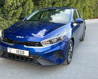 Front view of a rental Kia Forte in Dubai, UAE ✓ Car #9912. ✓ Automatic TM ✓ 0 reviews.