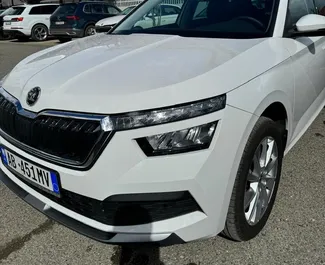 Automašīnas noma Skoda Kamiq #10133 ar Automātiskais pārnesumu kārbu Tirānā, aprīkots ar 1,0L dzinēju ➤ No Amarildo Albānijā.