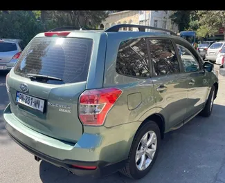 Subaru Forester 2014 car hire in Georgia, featuring ✓ Petrol fuel and 170 horsepower ➤ Starting from 145 GEL per day.