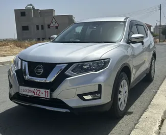 Front view of a rental Nissan X-trail in Limassol, Cyprus ✓ Car #9862. ✓ Automatic TM ✓ 0 reviews.