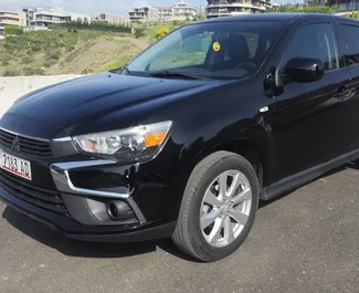 Front view of a rental Mitsubishi Outlander Sport in Tbilisi, Georgia ✓ Car #10297. ✓ Automatic TM ✓ 0 reviews.