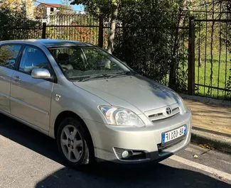 Toyota Corolla 2006 araç kiralama Arnavutluk'ta, ✓ Dizel yakıt ve 88 beygir gücü özellikleriyle ➤ Günde başlayan fiyatlarla 25 EUR.