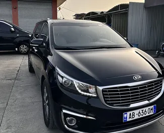 Kia Carnival 2018 car hire in Albania, featuring ✓ Diesel fuel and 240 horsepower ➤ Starting from 80 EUR per day.