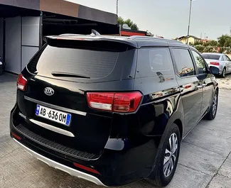 Kia Carnival rental. Comfort, Crossover, Minivan Car for Renting in Albania ✓ Deposit of 300 EUR ✓ TPL, SCDW insurance options.