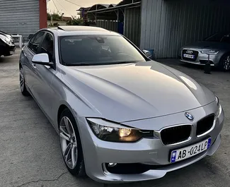 BMW 320d 2014 car hire in Albania, featuring ✓ Diesel fuel and 210 horsepower ➤ Starting from 35 EUR per day.