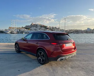 Diesel 1.9L engine of Mercedes-Benz GLC-Class 2023 for rental at Ibiza Airport.