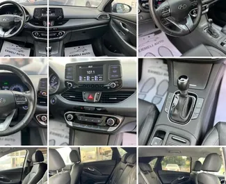 Hyundai i30 2019 available for rent in Durres, with unlimited mileage limit.