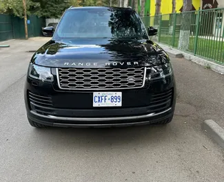 Najem avtomobila Land Rover Range Rover 2019 v v Gruziji, z značilnostmi ✓ gorivo Dizel in 256 konjskih moči ➤ Od 517 GEL na dan.