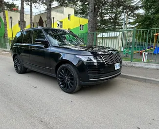 Land Rover Range Rover vuokraus. Premium, Ylellisyys, SUV auto vuokrattavana Georgiassa ✓ Vakuusmaksu 900 GEL ✓ Vakuutusvaihtoehdot: TPL, SCDW, Matkustajat, Varkaus.