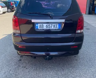 SsangYong Rexton location. Confort, SUV Voiture à louer en Albanie ✓ Dépôt de 100 EUR ✓ RC, CDW, Frontière options d'assurance.