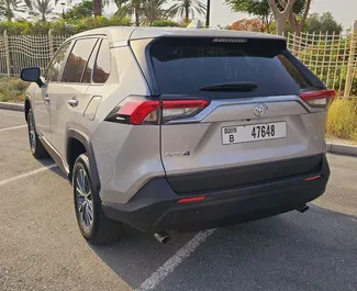 Petrol 1.8L engine of Toyota Rav4 2022 for rental in Dubai.