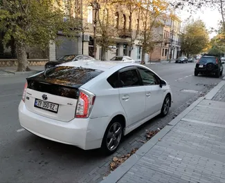 Toyota Prius 2013 car hire in Georgia, featuring ✓ Hybrid fuel and 99 horsepower ➤ Starting from 62 GEL per day.