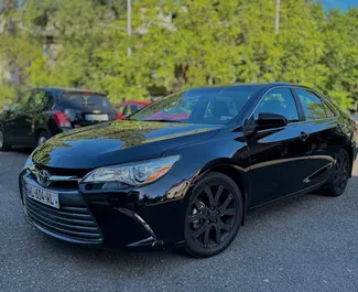 Front view of a rental Toyota Camry in Batumi, Georgia ✓ Car #10369. ✓ Automatic TM ✓ 0 reviews.