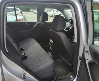 Volkswagen Tiguan rental. Comfort, Crossover Car for Renting in Georgia ✓ Without Deposit ✓ TPL, CDW, SCDW, FDW, Passengers, Theft, No Deposit insurance options.