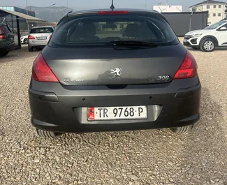 Peugeot 308 rental. Comfort Car for Renting in Albania ✓ Without Deposit ✓ TPL, CDW, SCDW, FDW, Abroad, Young insurance options.