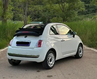 Прокат машины Fiat 500 Cabrio №10437 (Механика) в Будве, с двигателем 1,2л. Бензин ➤ Напрямую от Лука в Черногории.