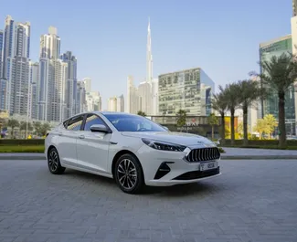 Front view of a rental JAC J7 in Dubai, UAE ✓ Car #10541. ✓ Automatic TM ✓ 0 reviews.