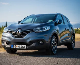 Front view of a rental Renault Kadjar in Podgorica, Montenegro ✓ Car #10553. ✓ Manual TM ✓ 0 reviews.