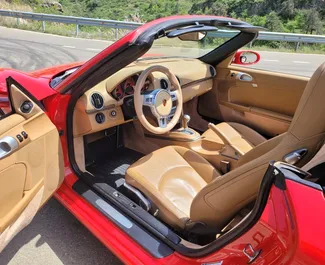 Petrol 2.7L engine of Porsche Boxster 2006 for rental in Tbilisi.