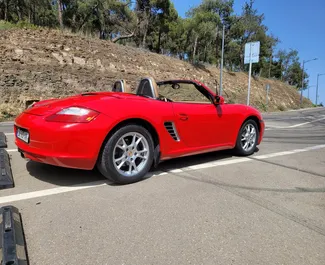 Ενοικίαση Porsche Boxster. Αυτοκίνητο Πρίμιουμ, Πολυτέλεια, Κάμπριο προς ενοικίαση στη Γεωργία ✓ Κατάθεση 800 GEL ✓ Επιλογές ασφάλισης: TPL, CDW, Κλοπή.