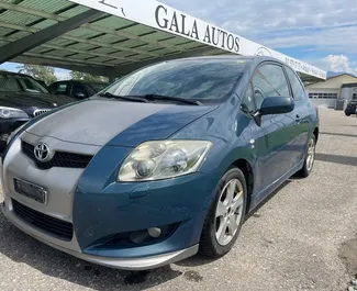 A bérelt Toyota Auris előnézete Durresben, Albánia ✓ Autó #10673. ✓ Kézi TM ✓ 0 értékelések.