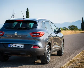 Petrol 1.2L engine of Renault Kadjar 2018 for rental in Podgorica.